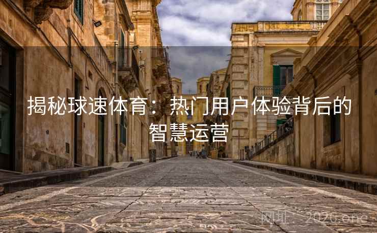 揭秘球速体育：热门用户体验背后的智慧运营