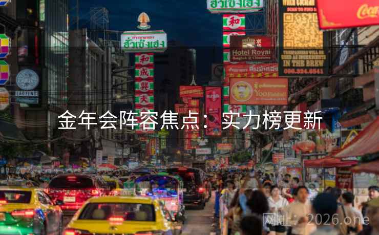 金年会阵容焦点：实力榜更新